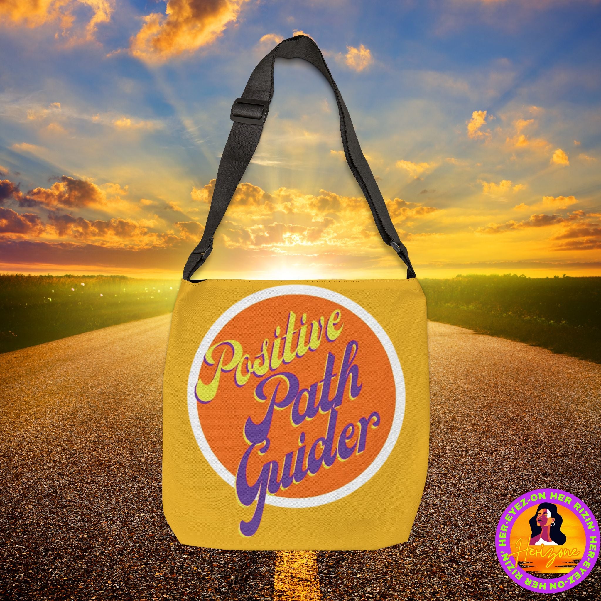 Positive Path Guider Adjustable Tote Bag (Marigold Yellow)