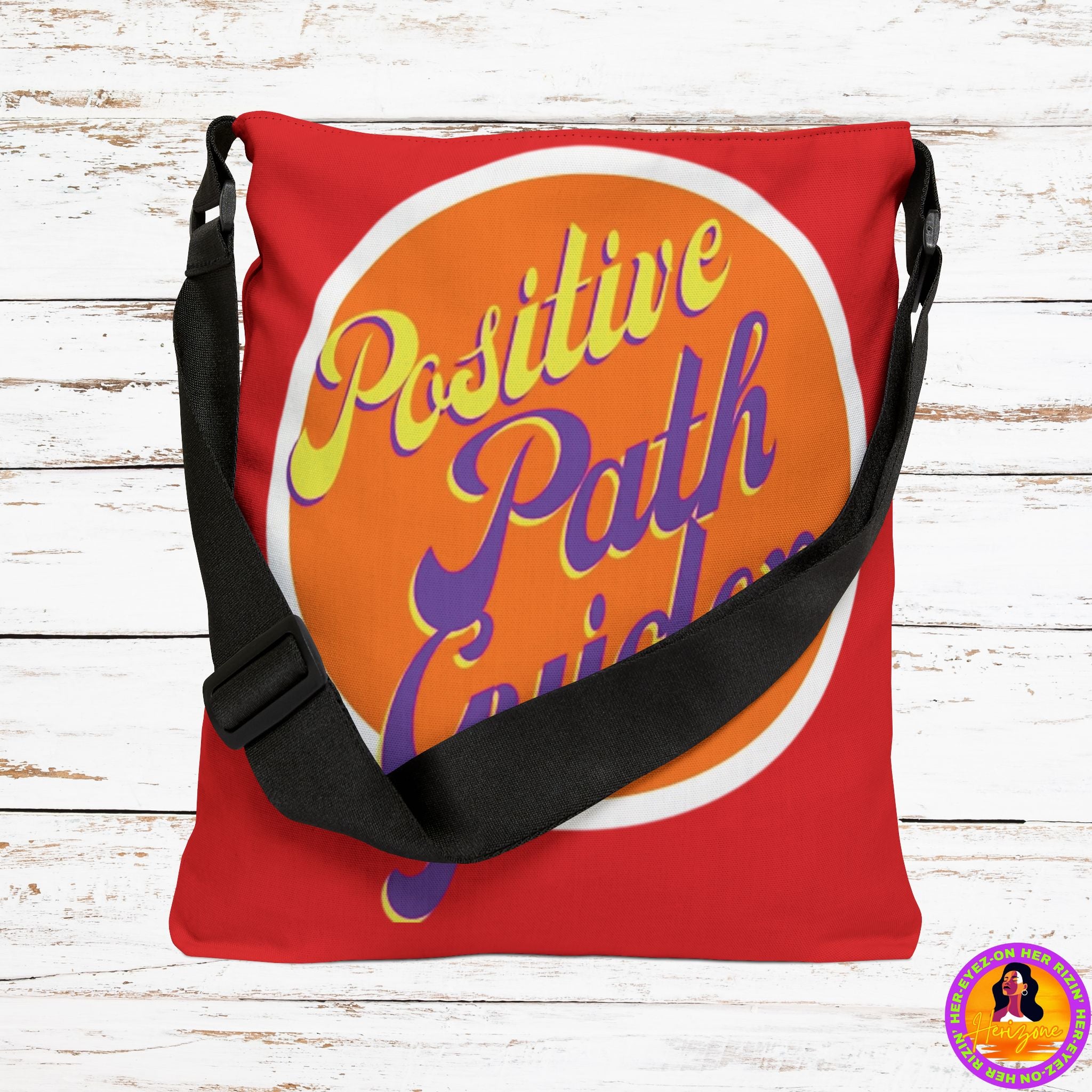 Positive Path Guider Adjustable Tote Bag (Cherry Red)