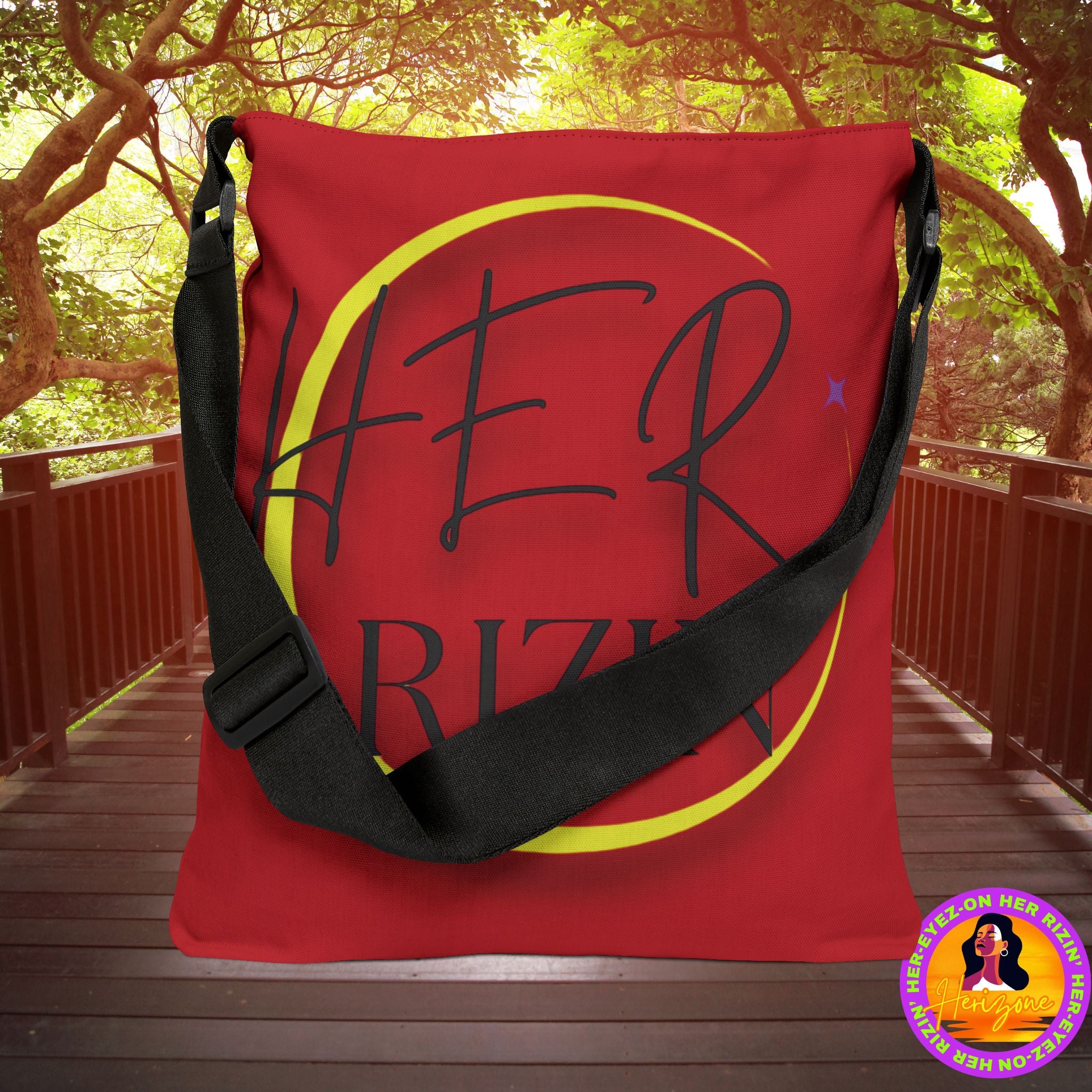 HER RIZIN’ Adjustable Tote Bag (Ruby Red)