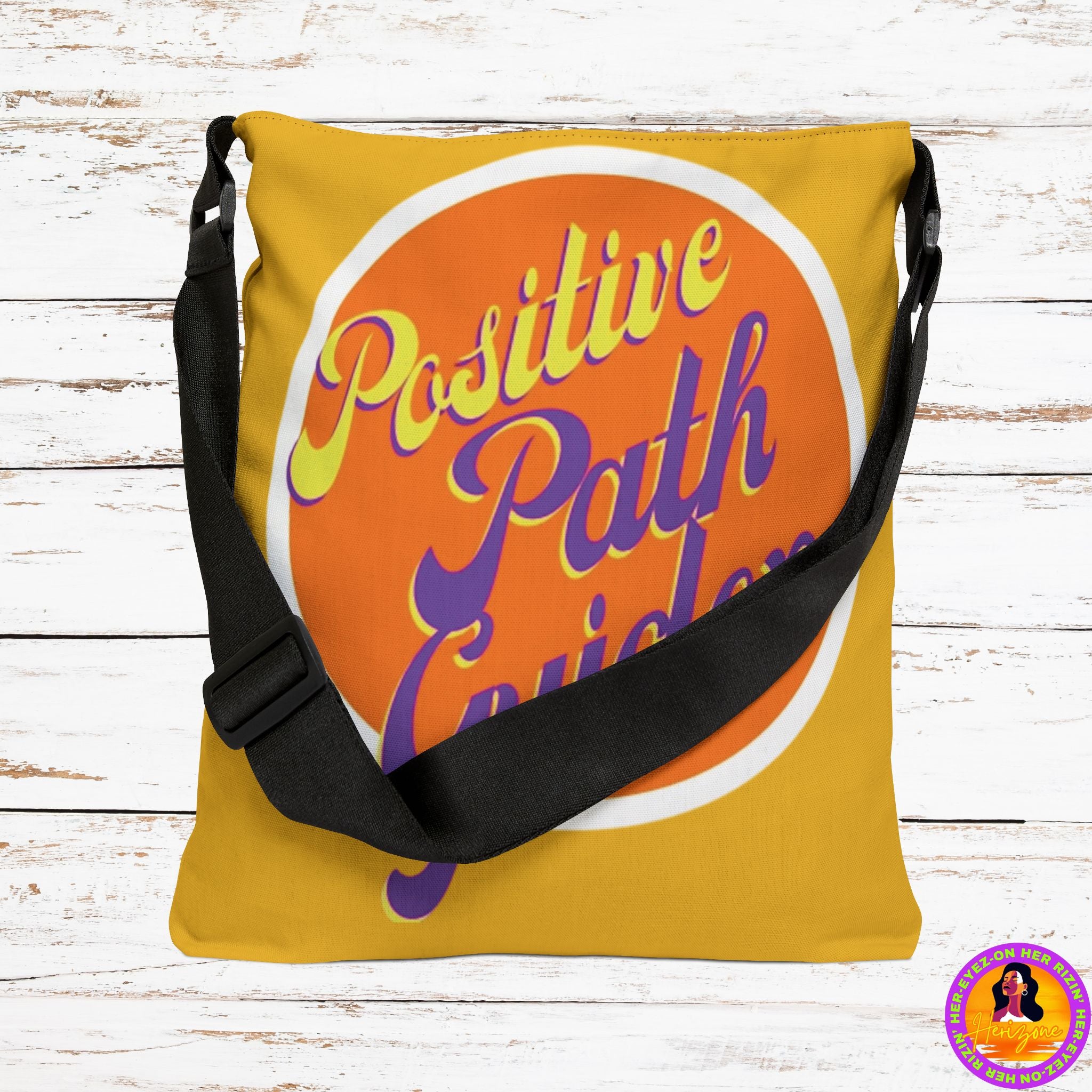 Positive Path Guider Adjustable Tote Bag (Marigold Yellow)