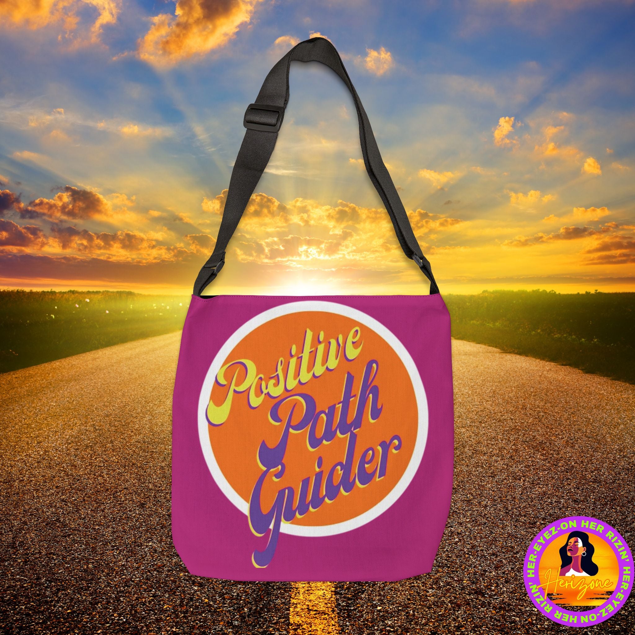 Positive Path Guider Adjustable Tote Bag (Fuchsia Pink)