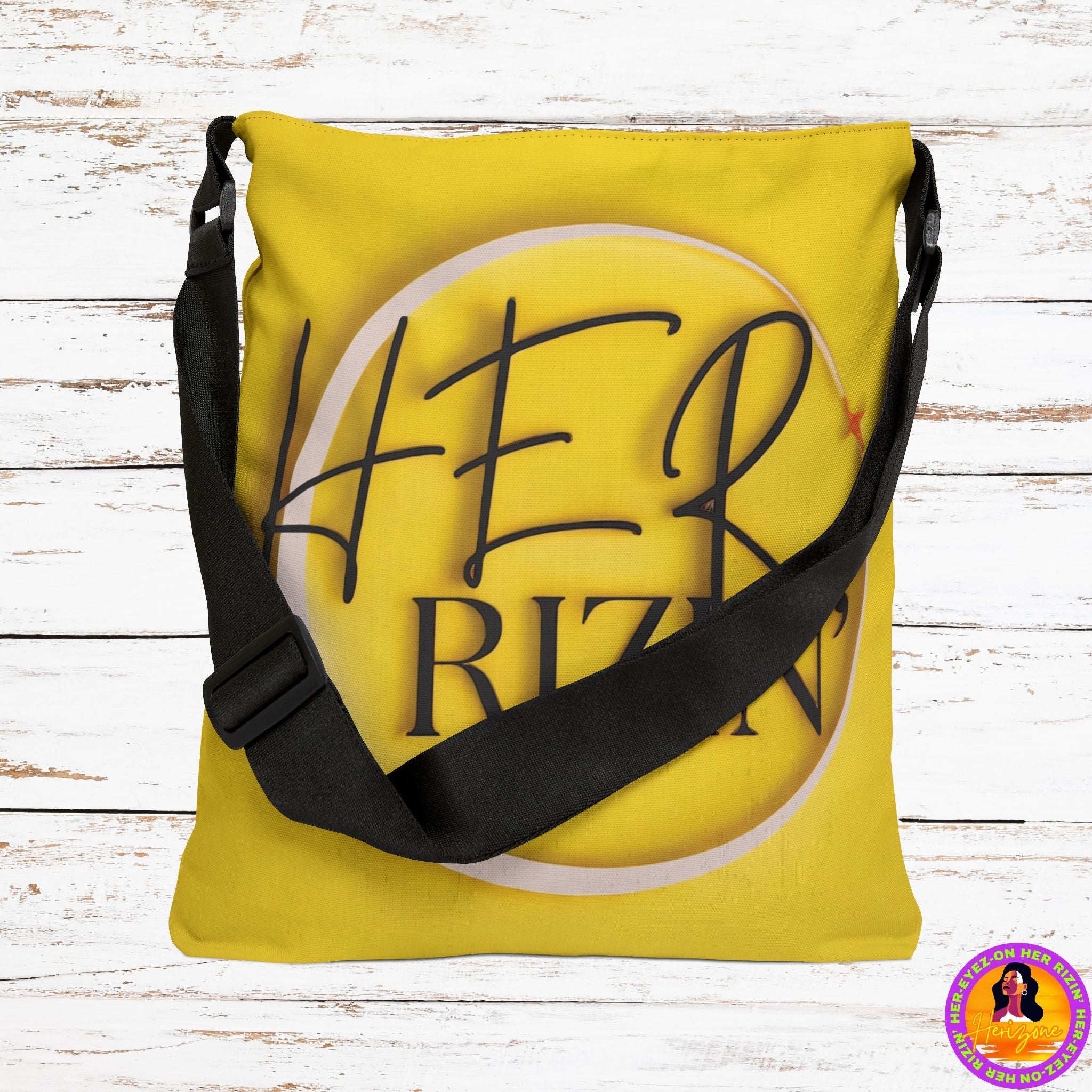 HER RIZIN’ Adjustable Tote Bag (Lemon Yellow)