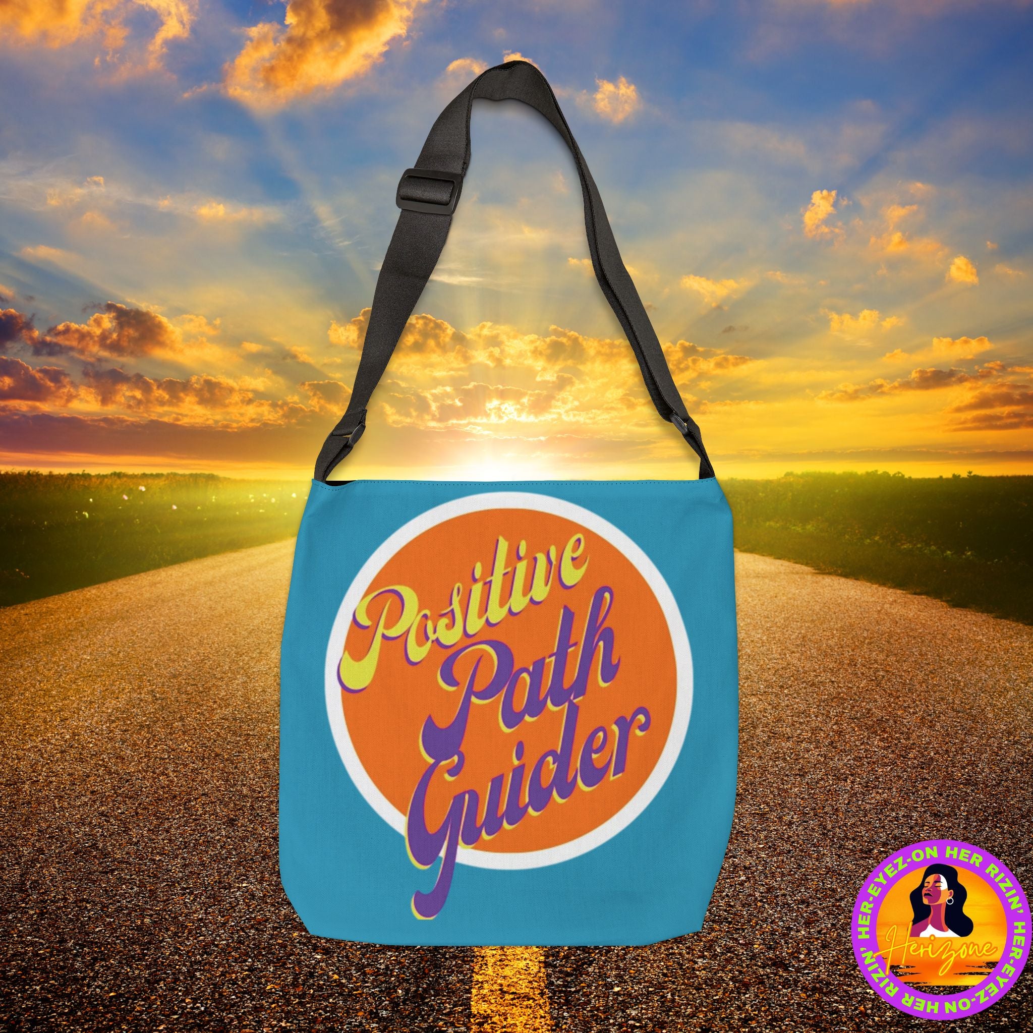 Positive Path Guider Adjustable Tote Bag (Glacial Blue)