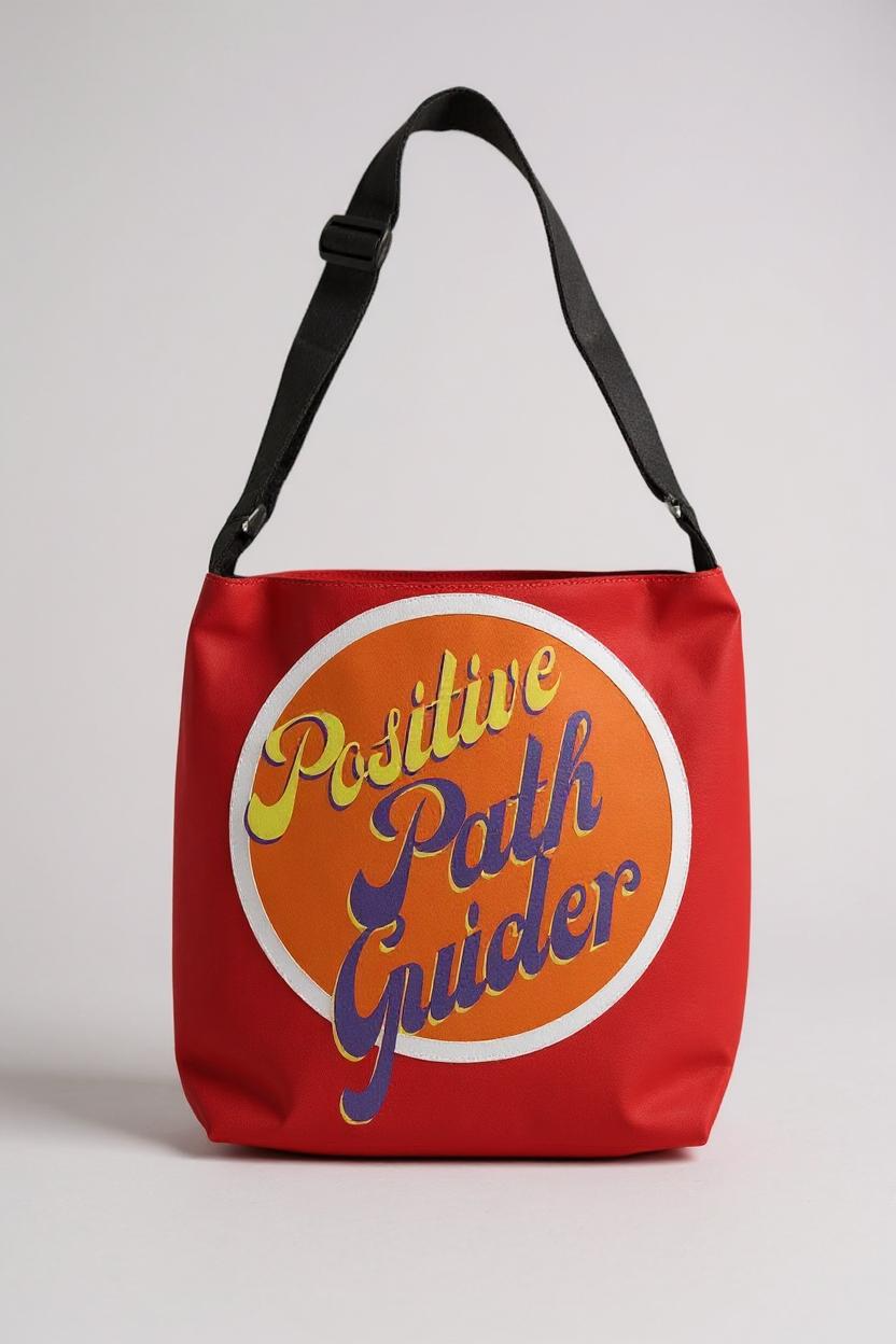 Positive Path Guider Adjustable Tote Bag (Cherry Red)