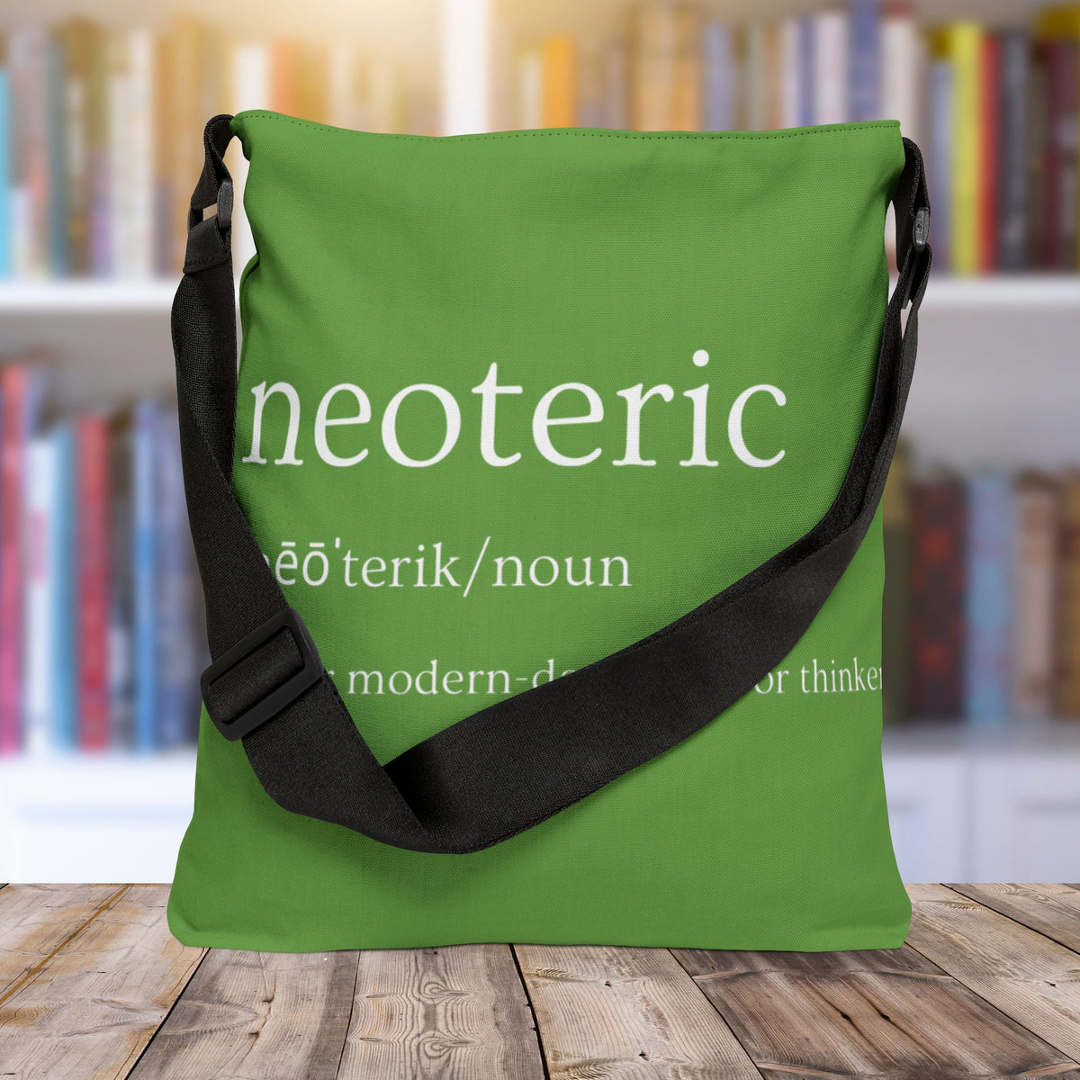 Neoteric Adjustable Tote Bag (Green Apple)