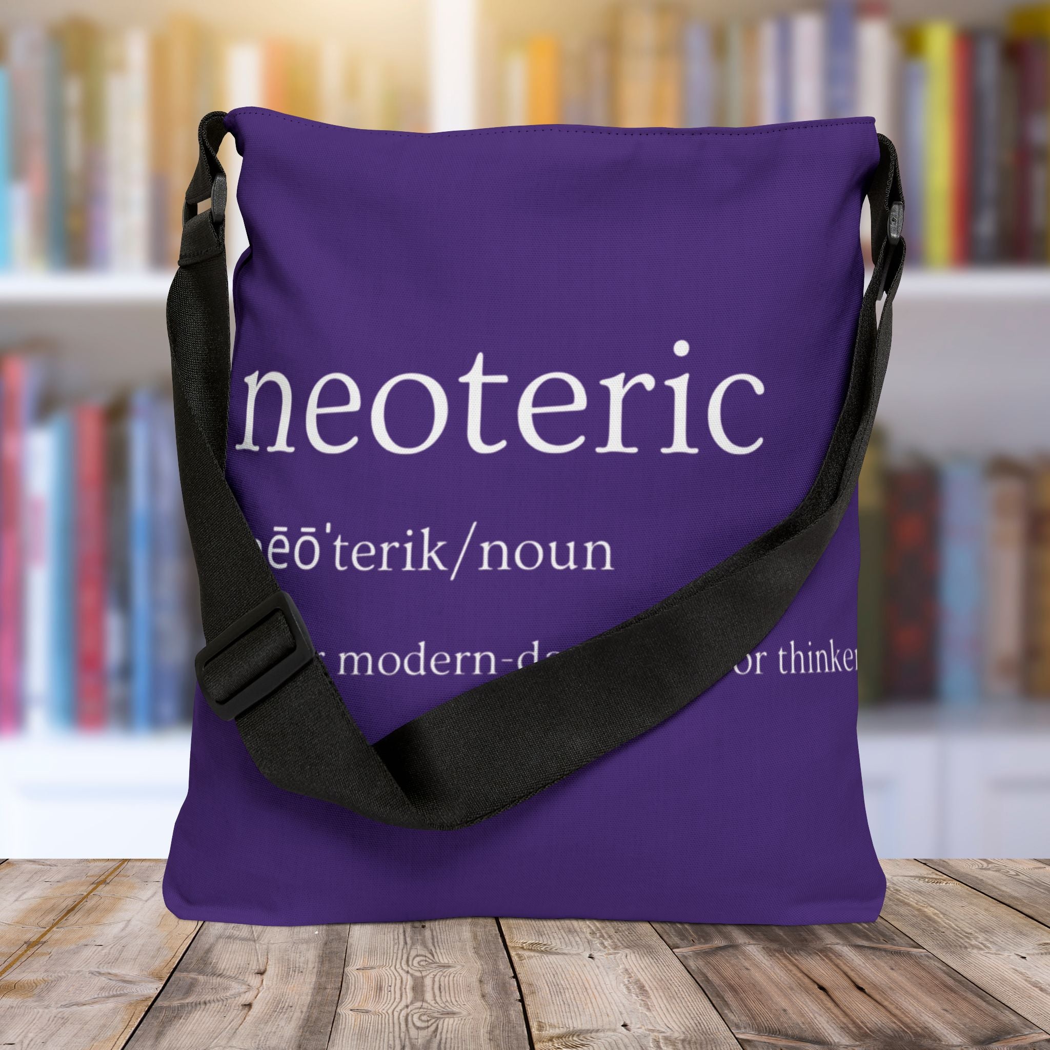 Neoteric Adjustable Tote Bag (Plum Purple)