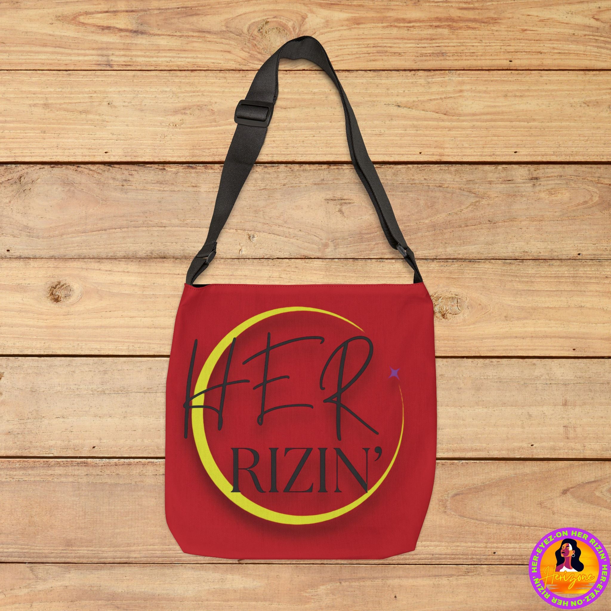 HER RIZIN’ Adjustable Tote Bag (Ruby Red)