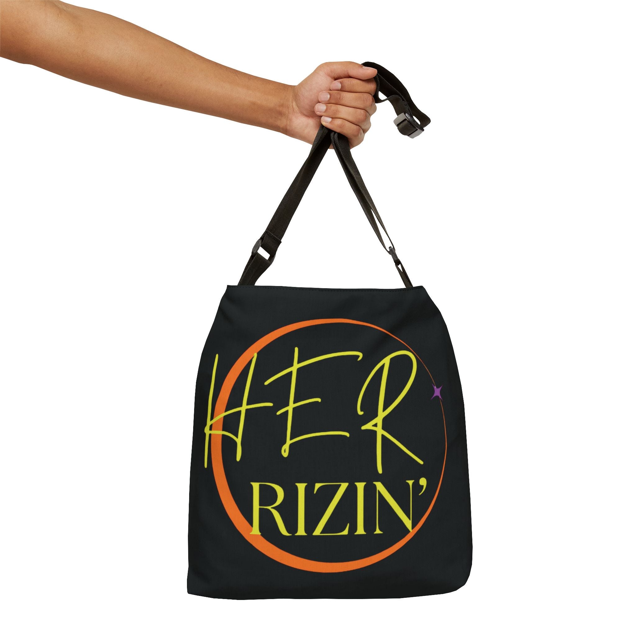 HER RIZIN’ Adjustable Tote Bag (Jet Black)