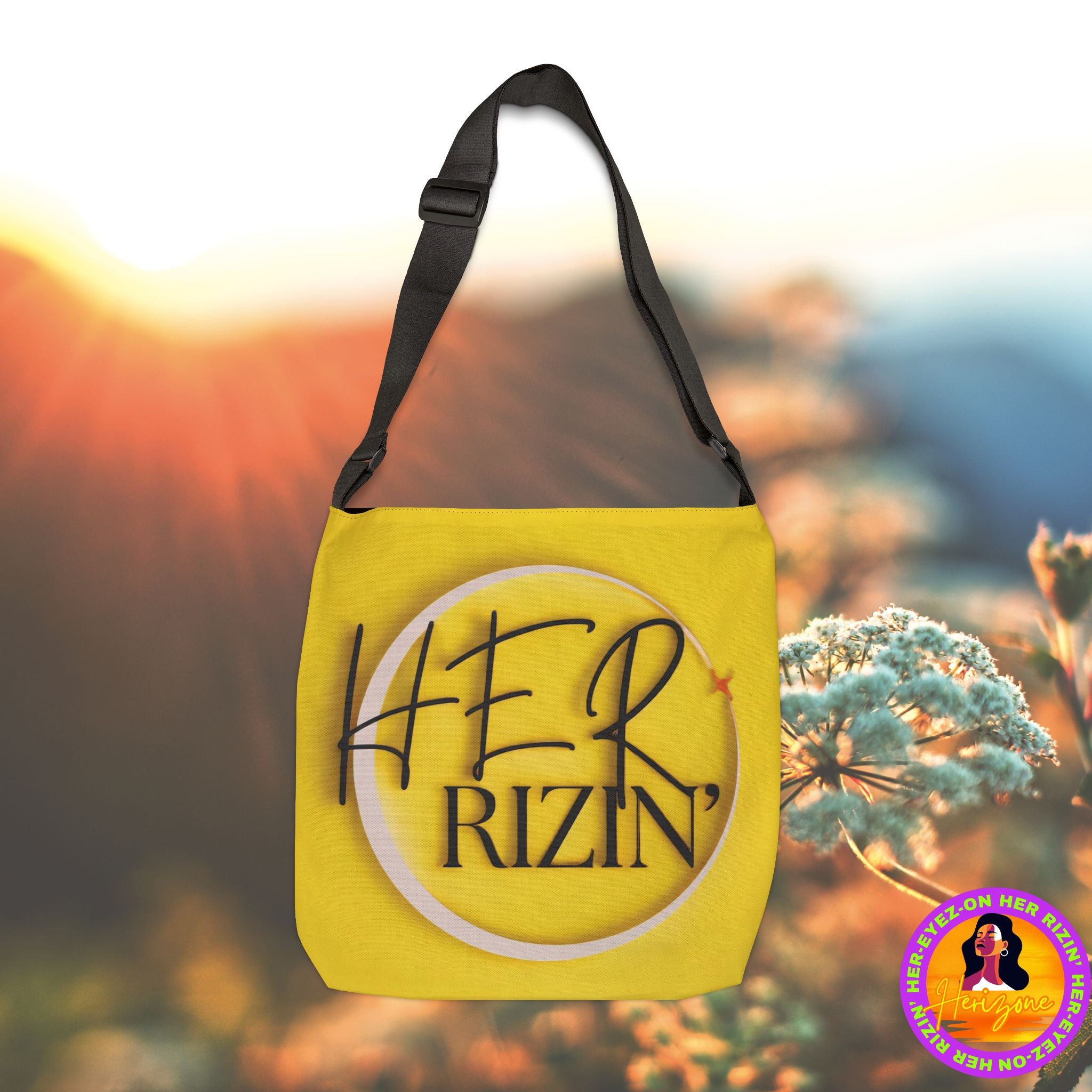 HER RIZIN’ Adjustable Tote Bag (Lemon Yellow)