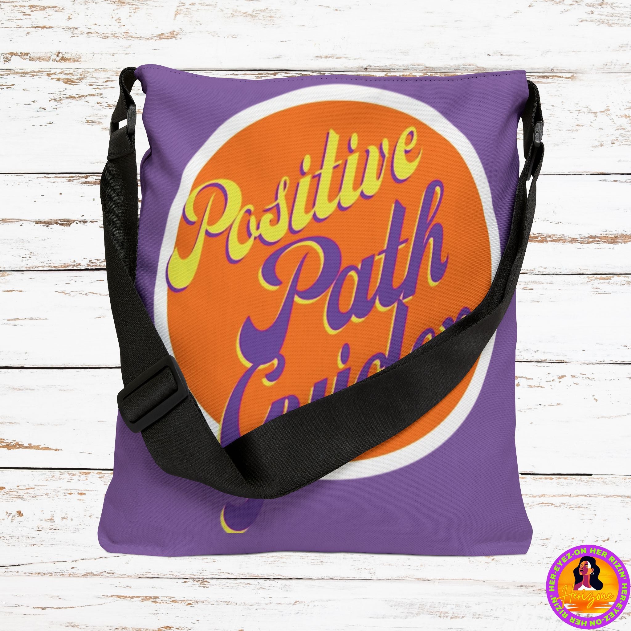 Positive Path Guider Adjustable Tote Bag (Lilac Purple)