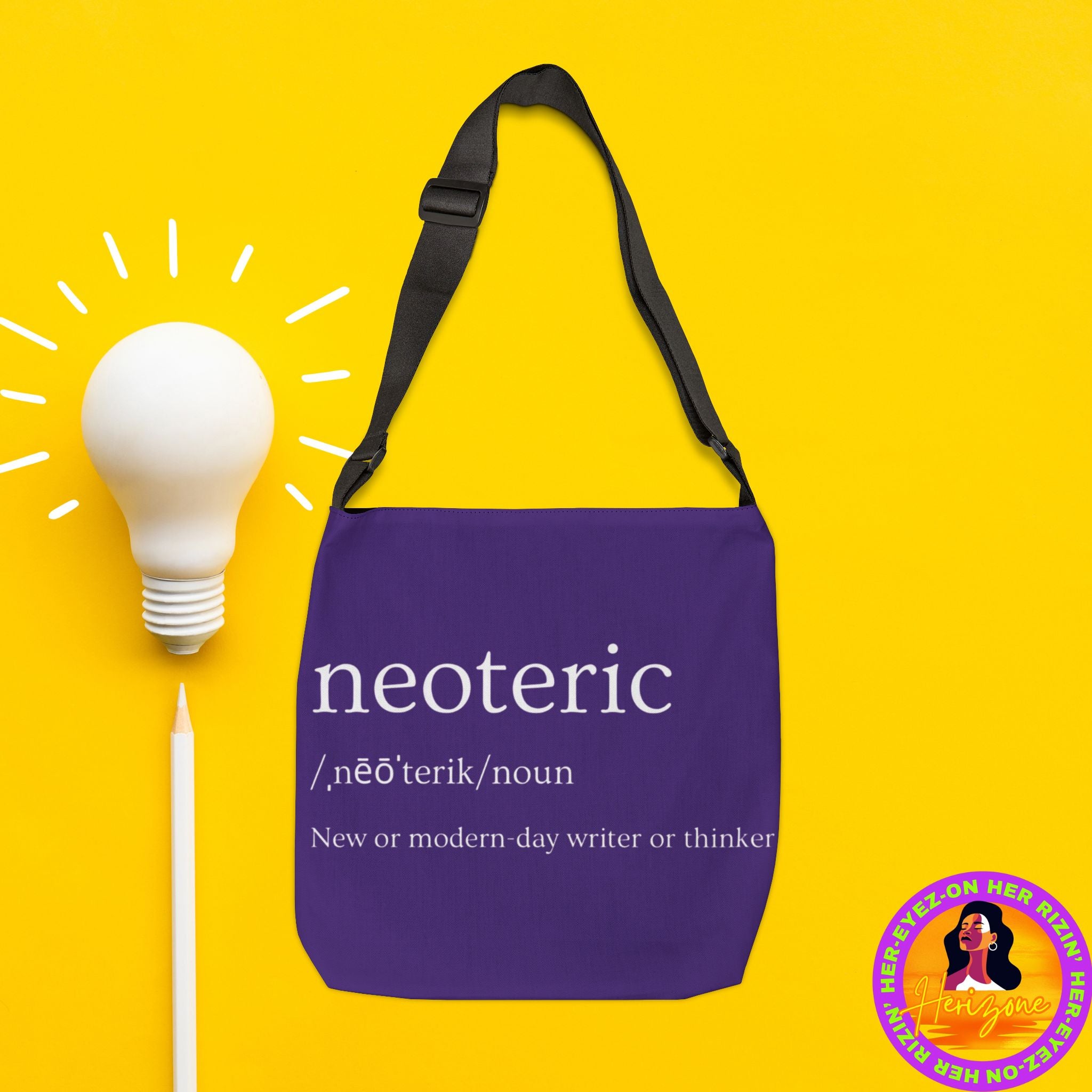 Neoteric Adjustable Tote Bag (Plum Purple)