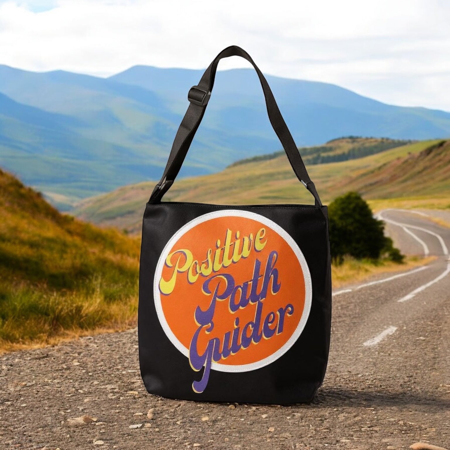 Positive Path Guider Adjustable Tote Bag (Jet Black)