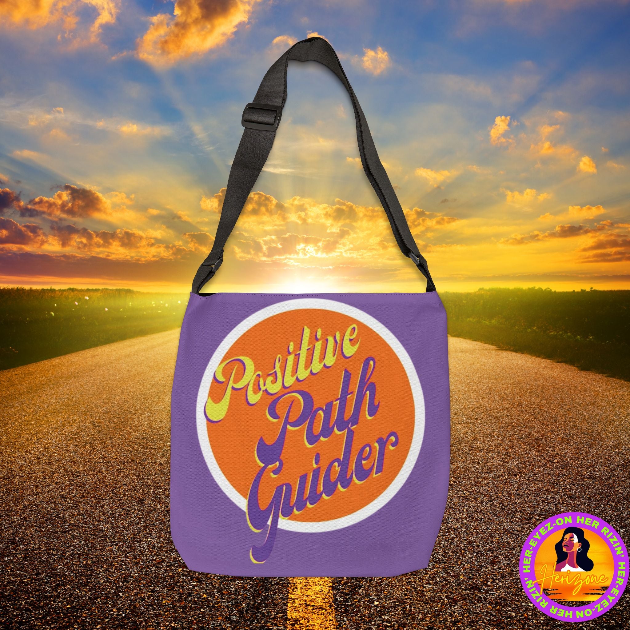 Positive Path Guider Adjustable Tote Bag (Lilac Purple)