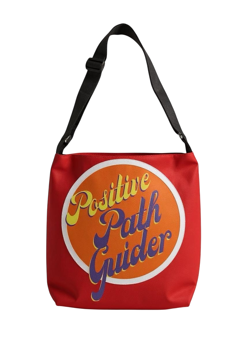 Positive Path Guider Adjustable Tote Bag (Cherry Red)