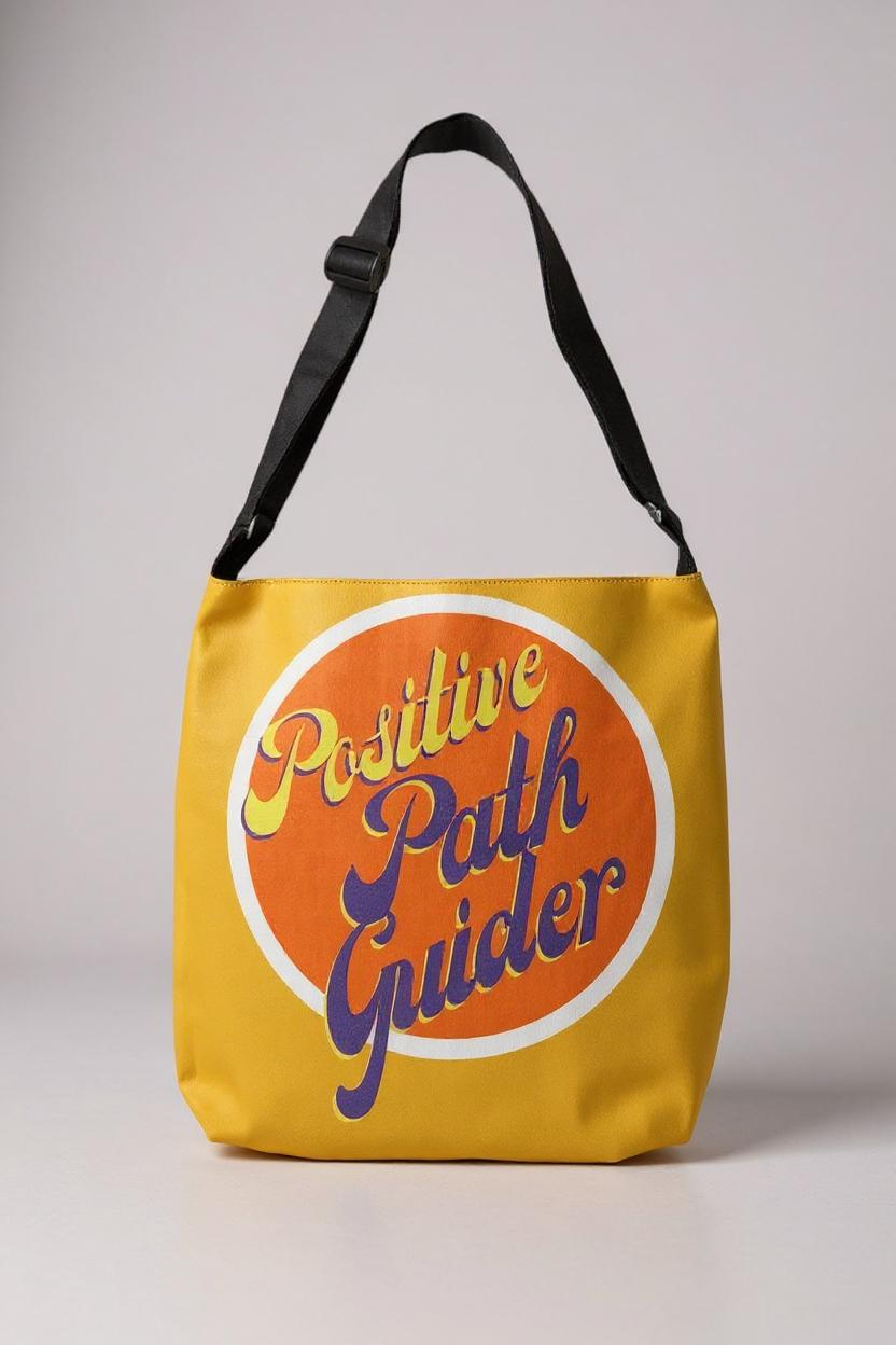Positive Path Guider Adjustable Tote Bag (Marigold Yellow)