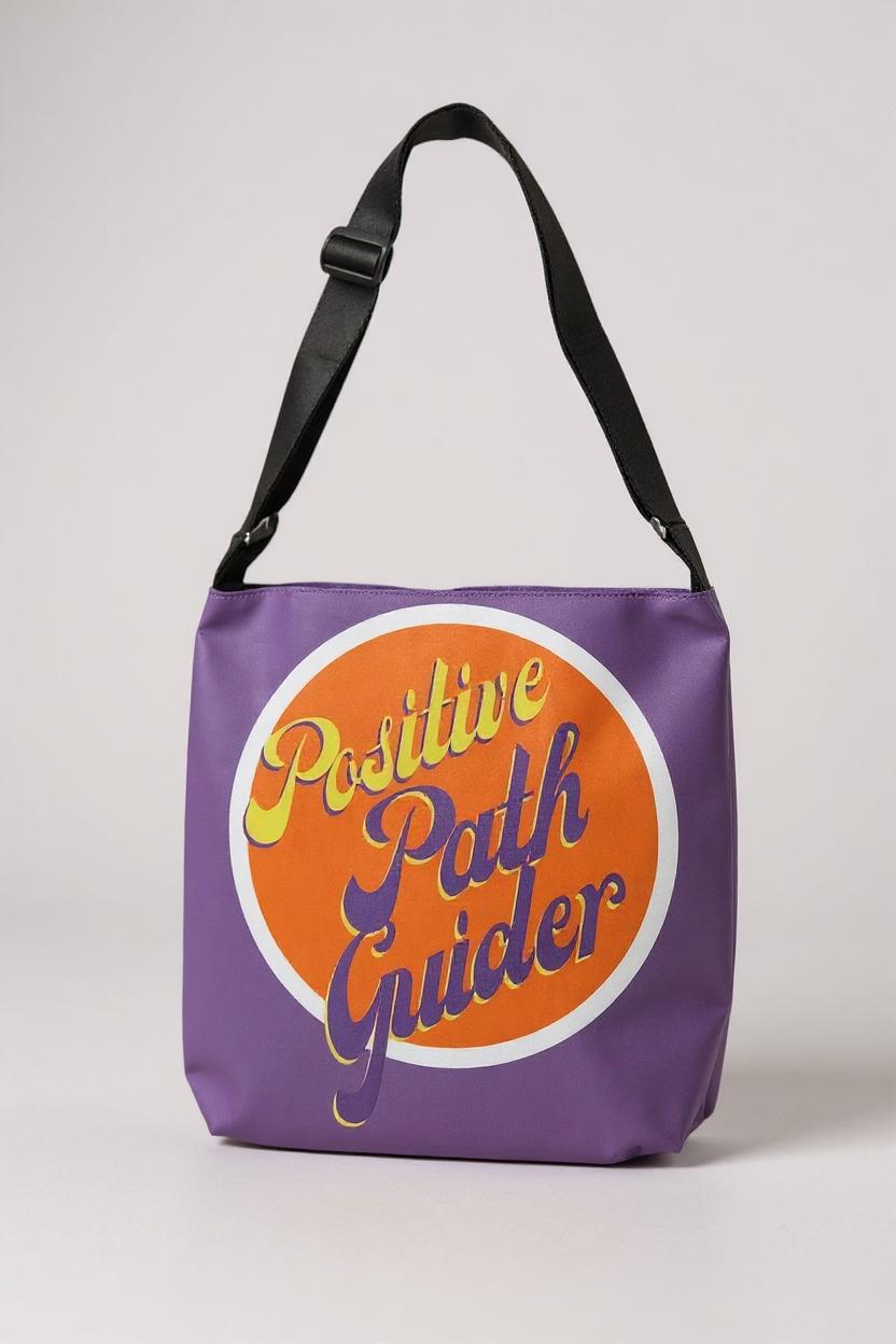 Positive Path Guider Adjustable Tote Bag (Lilac Purple)