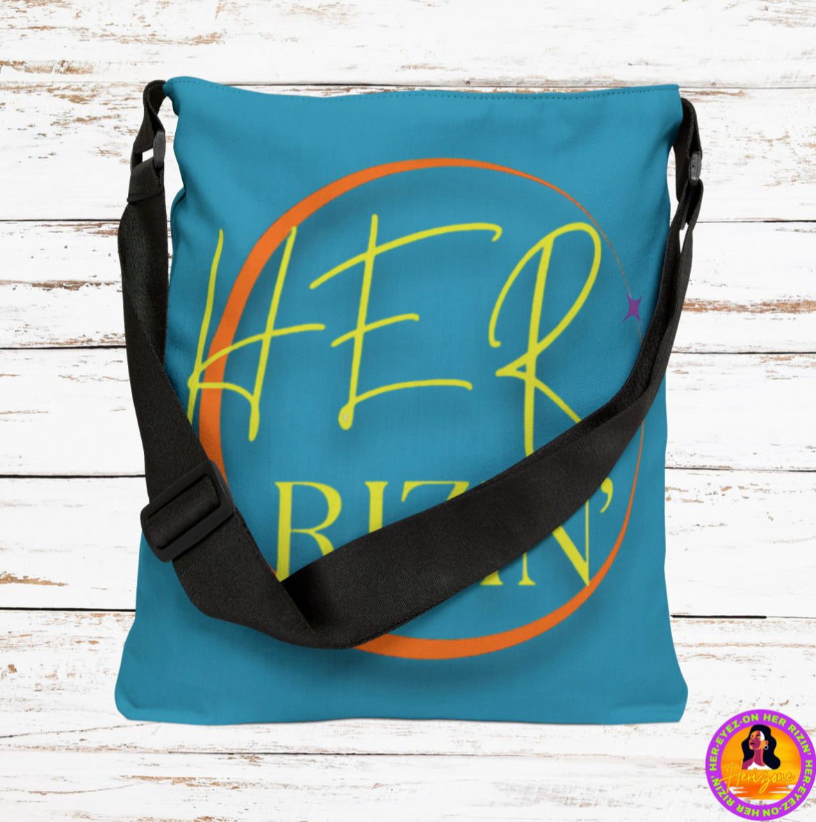 HER RIZIN’ Adjustable Tote Bag (Glacial Blue)