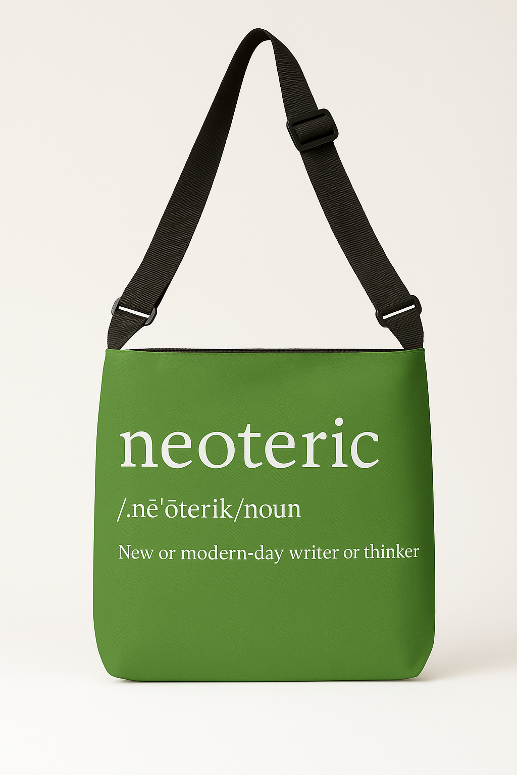 Neoteric Adjustable Tote Bag (Green Apple)