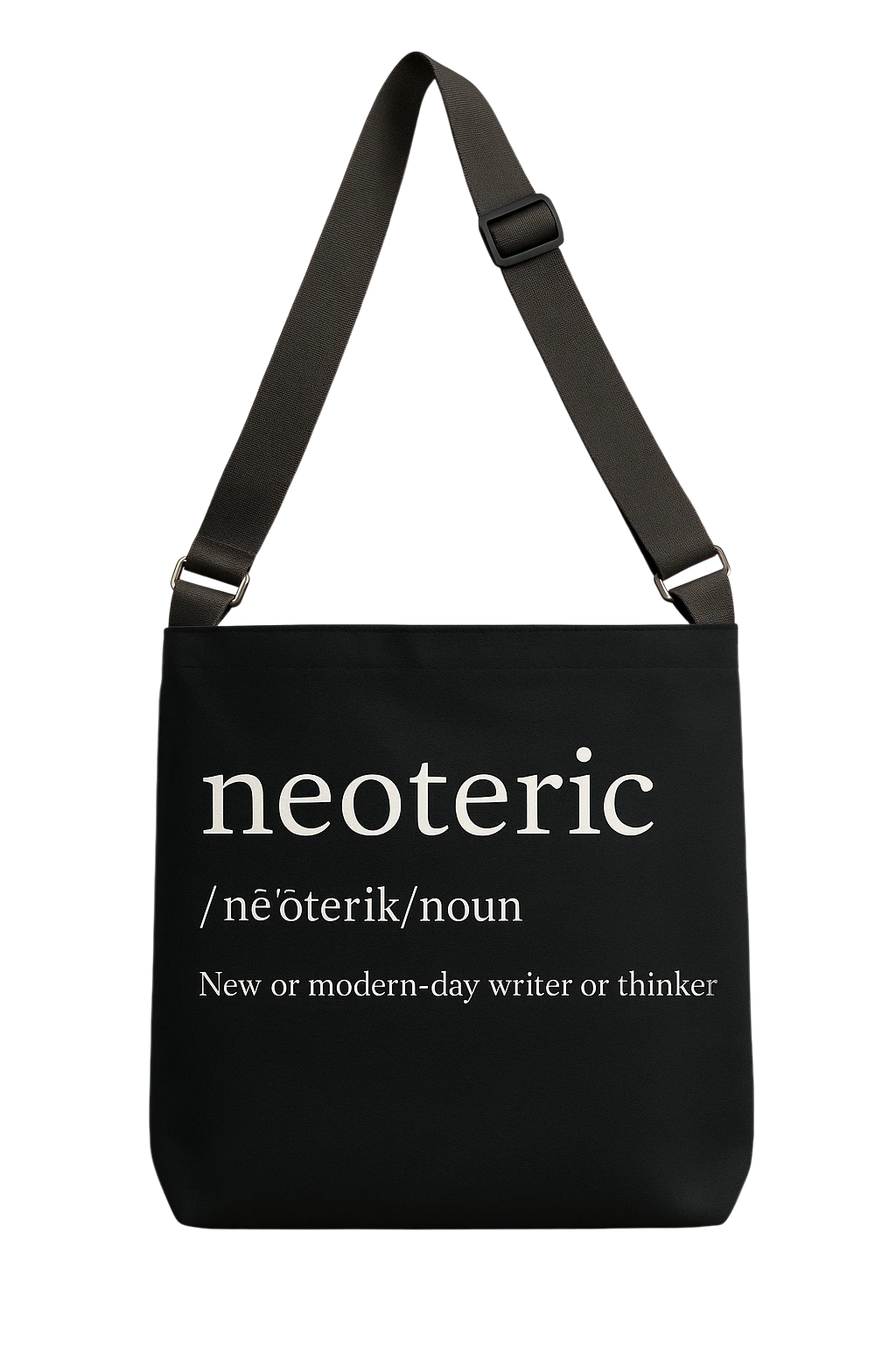 Neoteric Adjustable Tote Bag (Jet Black)