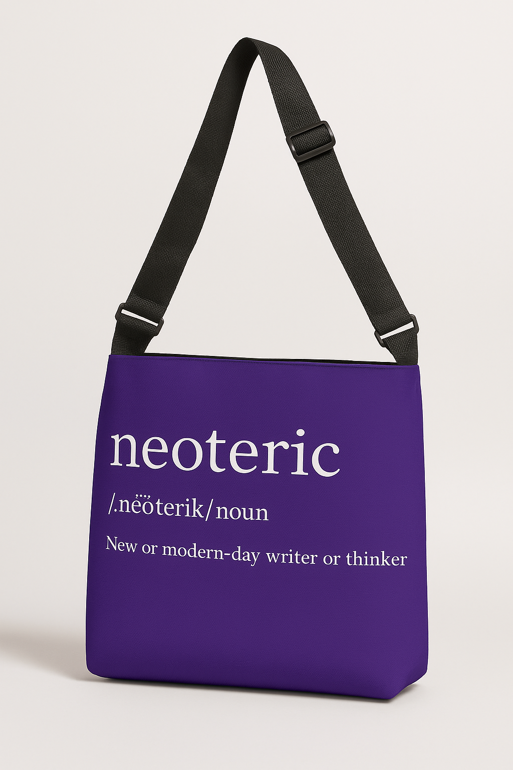 Neoteric Adjustable Tote Bag (Plum Purple)