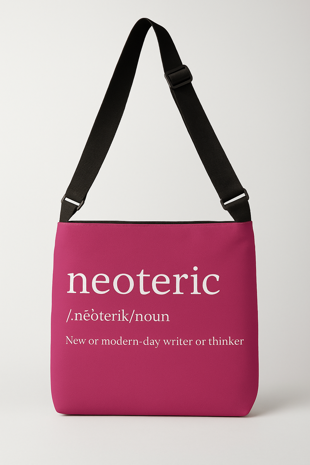 Neoteric Adjustable Tote Bag (Fuchsia Pink)