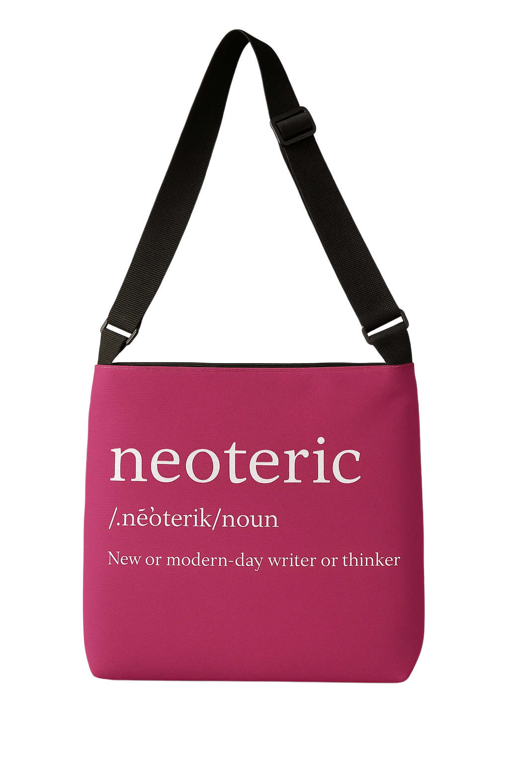 Neoteric Adjustable Tote Bag (Fuchsia Pink)