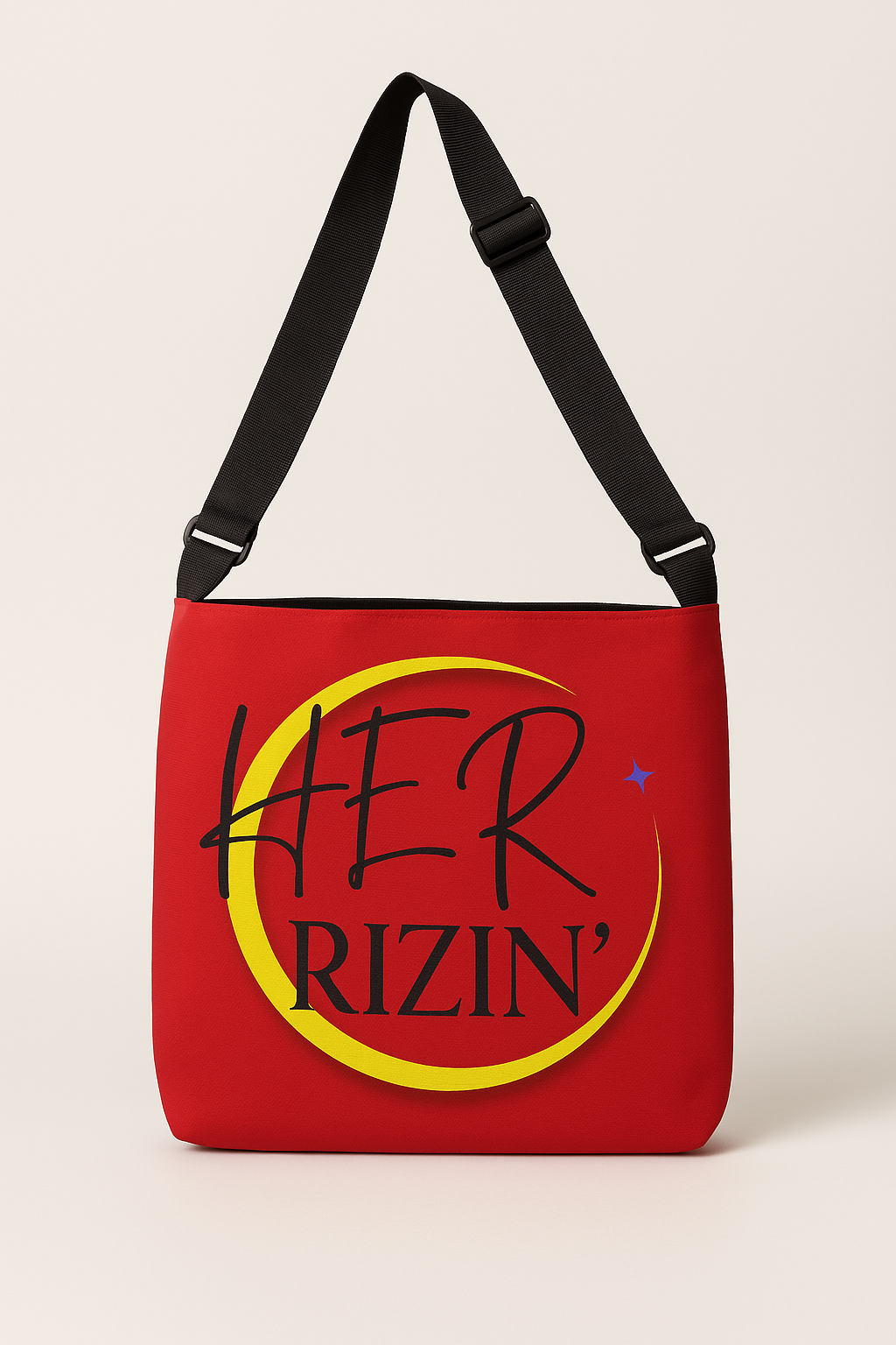 HER RIZIN’ Adjustable Tote Bag (Ruby Red)