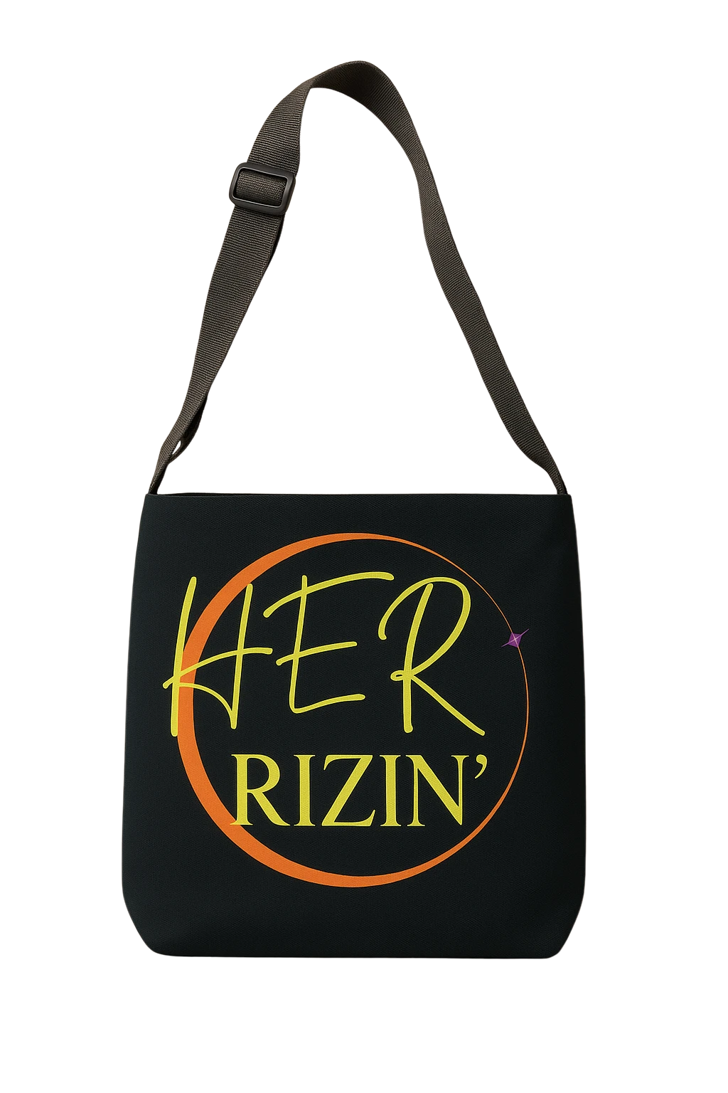 HER RIZIN’ Adjustable Tote Bag (Jet Black)