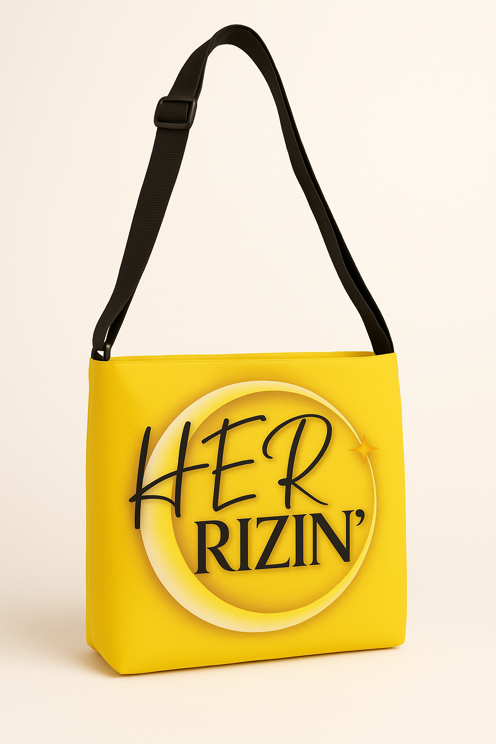 HER RIZIN’ Adjustable Tote Bag (Lemon Yellow)