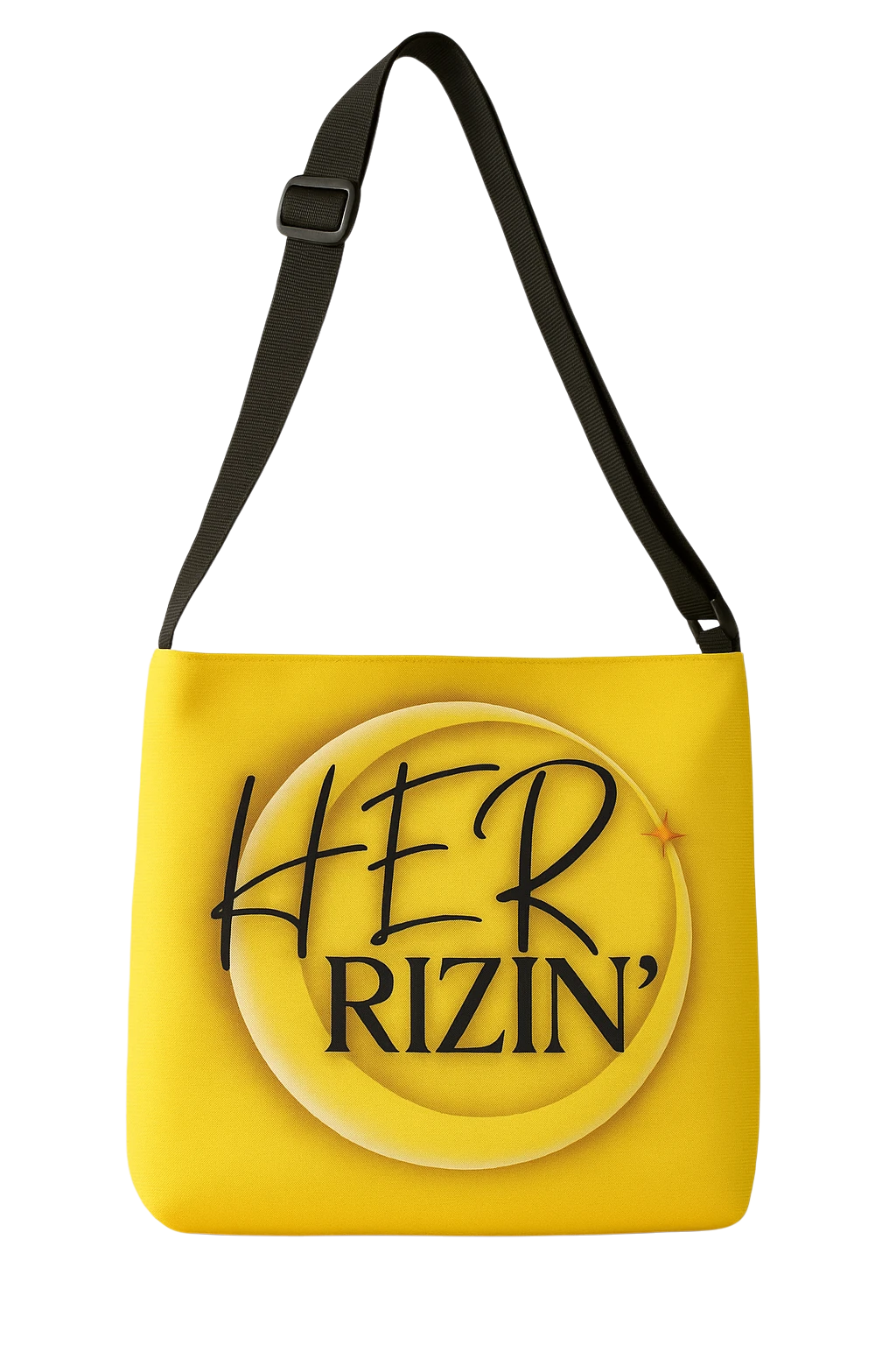 HER RIZIN’ Adjustable Tote Bag (Lemon Yellow)