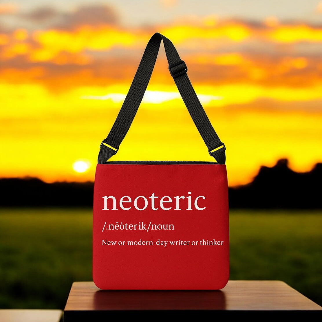 Neoteric Adjustable Tote Bag (Ruby Red)