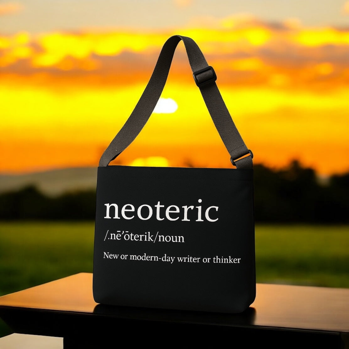Neoteric Adjustable Tote Bag (Jet Black)