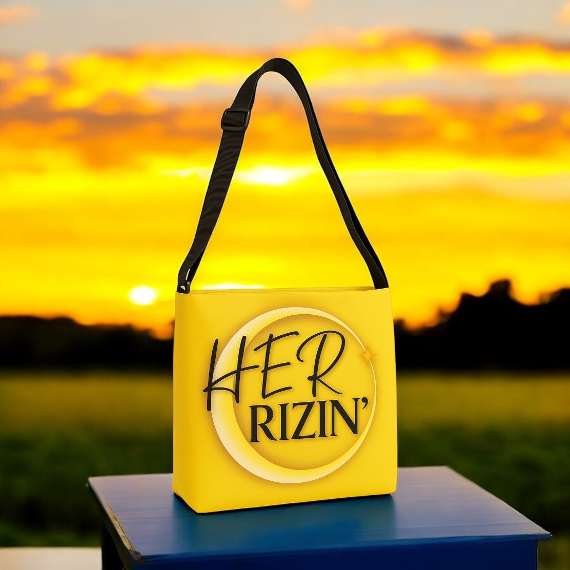 HER RIZIN’ Adjustable Tote Bag (Lemon Yellow)