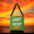 Just Keep Rizin’ Adjustable Tote Bag (Green Apple)